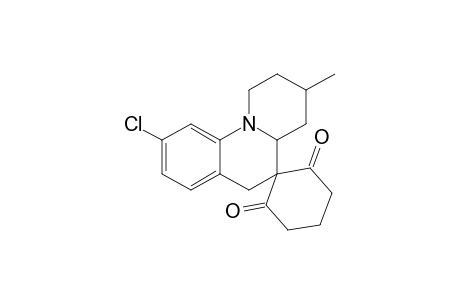 3-Methyl-9-chloro-2,3,4,4a,5,6-hexahydro-1H-spiro-[benzo[c]quinolizine-5,2'-cyclohexane]-1',3'-dione