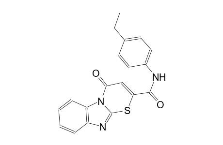 4-Oxo-4H-1-thia-4a,9-diaza-fluorene-2-carboxylic acid (4-ethyl-phenyl)-amide