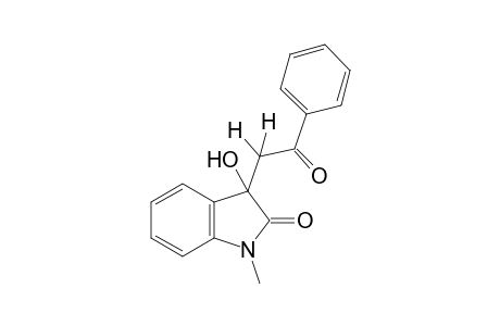 3-hydroxy-1-methyl-3-phenacyl-2-indolinone