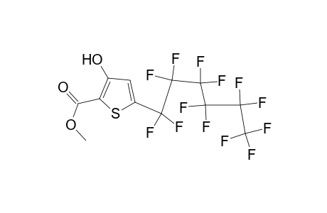 2-Thiophenecarboxylic acid, 3-hydroxy-5-(tridecafluorohexyl)-, methyl ester