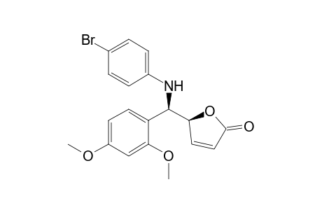 (S)-5-((R)-(4-Bromophenylamino)(2,4-dimethoxyphenyl)methyl)furan-2(5H)-one