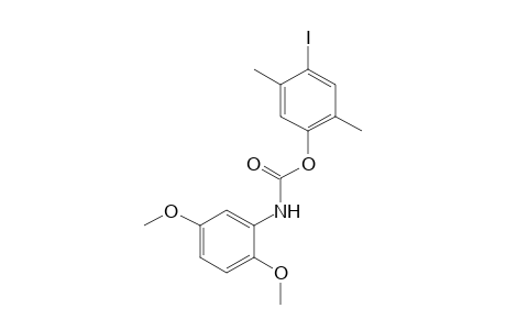 2,5-dimethoxycarbanilic acid, 4-iodo-2,5-xylyl ester