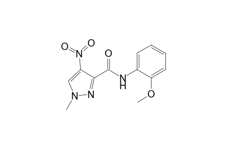 N-(2-Methoxyphenyl)-1-methyl-4-nitro-1H-pyrazole-3-carboxamide