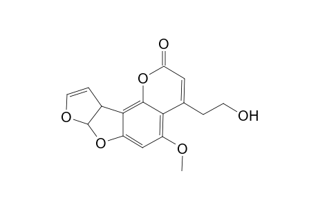 2H-Furo[3',2':4,5]furo[2,3-h]-1-benzopyran-2-one, 7a,10a-dihydro-4-(2-hydroxyethyl)-5-methoxy-