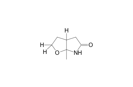 1-methyl-8-oxa-2-azabicyclo[3.3.0]actane-3-one