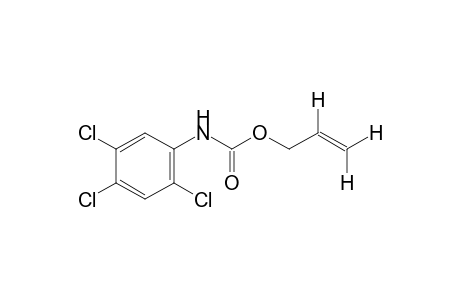 2,4,5-trichlorocarbanilic acid, allyl ester