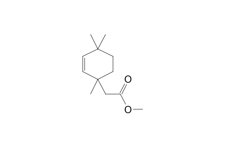 (1,4,4-Trimethylcyclohex-2-enyl)acetic acid, methyl ester