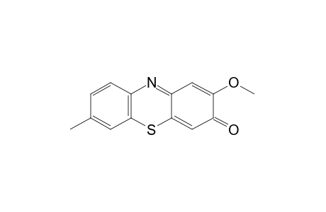 2-methoxy-7-methyl-3H-phenothiazin-3-one