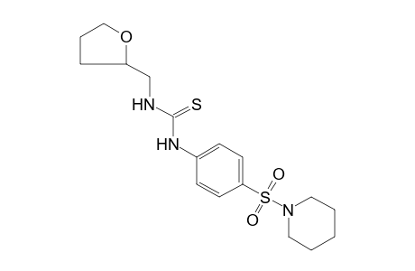 1-[p-(piperidinosulfonyl)phenyl]-1-(tetrahydrofurfuryl)-2-thiourea