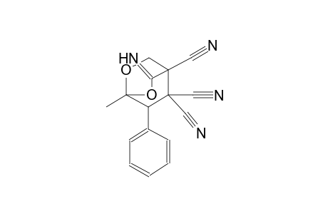 3-imino-1-methyl-7-phenyl-2,6-dioxabicyclo[2.2.2]octane-4,8,8-tricarbonitrile