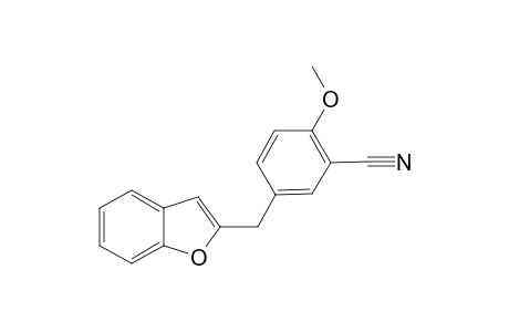5-(benzofuran-2-ylmethyl)-2-methoxybenzonitrile