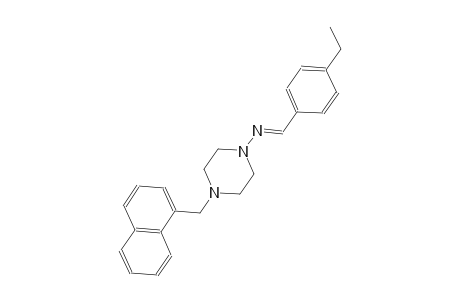 1-piperazinamine, N-[(E)-(4-ethylphenyl)methylidene]-4-(1-naphthalenylmethyl)-