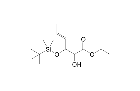 Ethyl (3Z)-3-tert-butyldimethylsilyloxy-2-hydroxy-hex-4-enoate