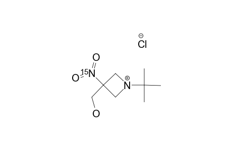 1-TERT.-BUTYL-3-HYDROXYMETHYL-3-NITRO-(15)N-AZETIDINE-HYDROCHLORIDE