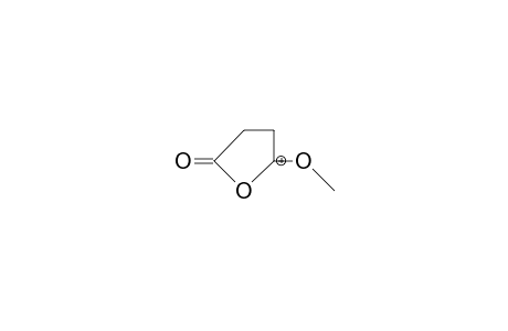 2-Oxo-5-methoxy-tetrahydro-furanylium cation