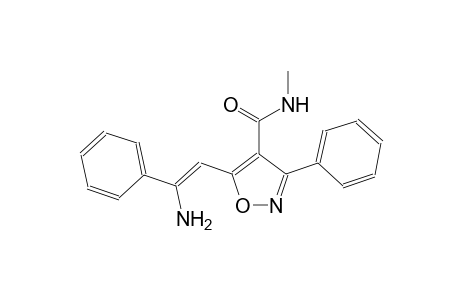 5-[(Z)-2-amino-2-phenylethenyl]-N-methyl-3-phenyl-4-isoxazolecarboxamide