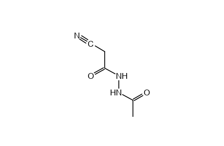 1-acetyl-2-(cyanoacetyl)hydrazine