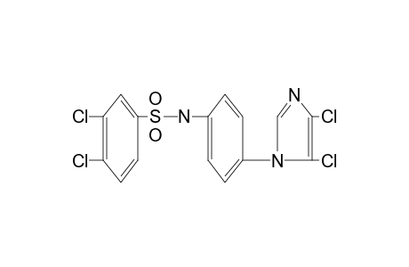3,4-dichloro-4'-(4,5-dichloroimidazol-1-yl)benzenesulfonamide