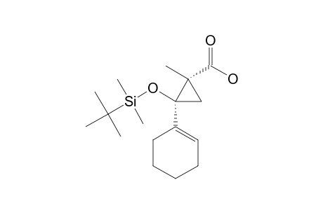 TRANS-2-TERT.-BUTYLDIMETHYLSILOXY-CIS-2-(2-CYCLOHEXENYL)-1-METHYL-R-1-CYCLOPROPANECARBOXYLIC_ACID