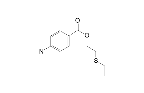 Ethanol, 2-(ethylthio)-, 4-aminobenzoate