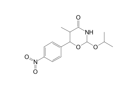 2-Isopropoxy-5-methyl-6-(4-nitro-phenyl)-[1,3]oxazinan-4-one