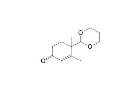 4-(1,3-Dioxan-2-yl)-3,4-dimethyl-2-cyclohexen-1-one