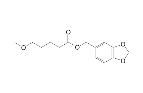 Benzo[d][1,3]dioxol-5-ylmethyl 5-methoxypentanoate