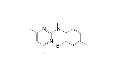 N-(2-Bromo-4-methylphenyl)-4,6-dimethyl-2-pyrimidinamine