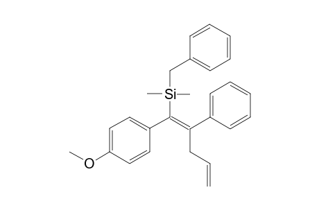 [(1Z)-1-(4-Methoxyphenyl)-2-phenyl-1,4-pentadienyl]benzyldimethylsilane