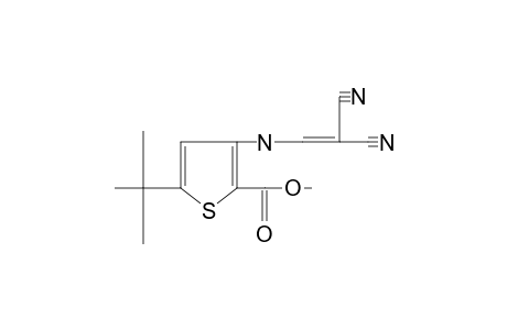 5-tert-butyl-3-[(2,2-dicyanovinyl)amino]-2-thiophenecarboxylic acid, methyl ester