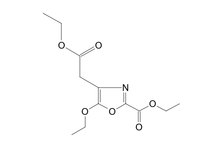 5-ethoxy-2-(ethoxycarbonyl)-4-oxazoleacetic acid, ethyl ester
