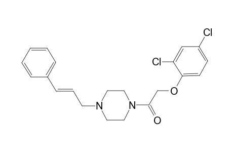 1-[(2,4-dichlorophenoxy)acetyl]-4-[(2E)-3-phenyl-2-propenyl]piperazine