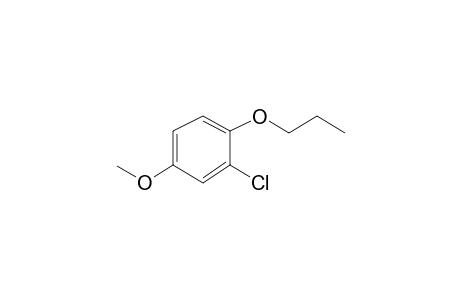 2-Chloro-4-methoxyphenol, propyl ether