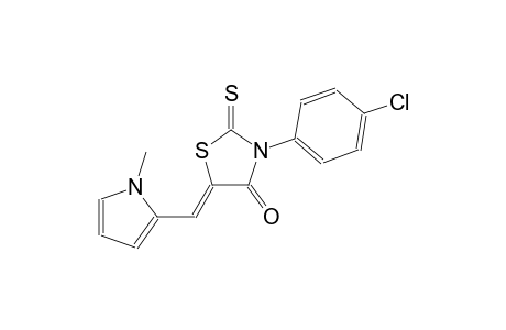 (5Z)-3-(4-chlorophenyl)-5-[(1-methyl-1H-pyrrol-2-yl)methylene]-2-thioxo-1,3-thiazolidin-4-one