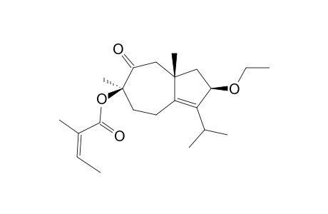 (1-R,3-S,8-S)-3-ETHOXY-8-ANGELOYLOXYDAUCA-4-EN-9-ONE