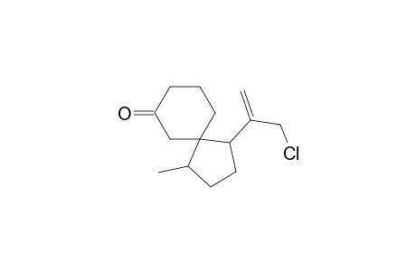 Spiro[4.5]decan-7-one, 1-[1-(chloromethyl)ethenyl]-4-methyl-, (1.alpha.,4.alpha.,5.alpha.)-(.+-.)-