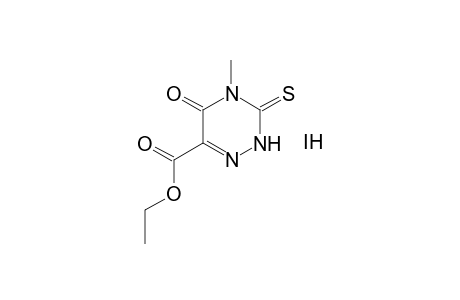 5-oxo-2,3,4,5-tetrahydro-3-thioxo-as-triazine-6-carboxylic acid, ethyl ester, monohydrochloride