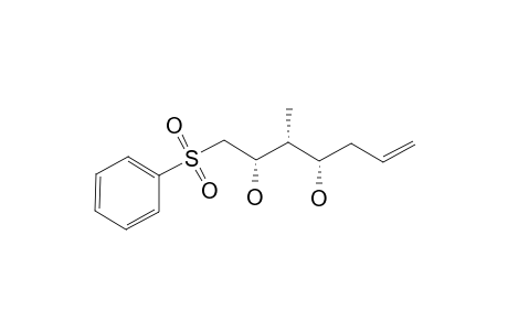 (4S,5R,6S)-5-Methyl-7-phenylsulfonyl-1-heptene-4,6-diol