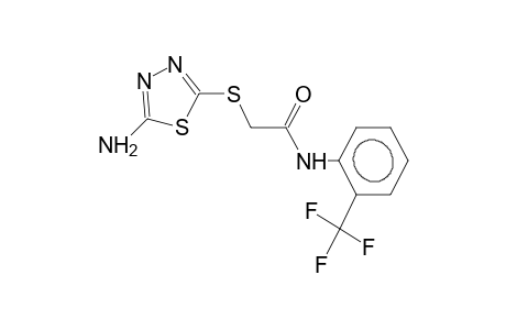 acetamide, 2-[(5-amino-1,3,4-thiadiazol-2-yl)thio]-N-[2-(trifluoromethyl)phenyl]-