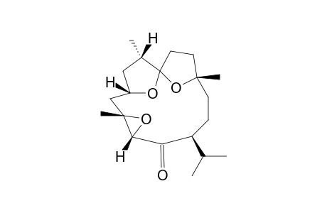 .beta.-1,15-Dihydro-8,10-diepi-chandonanthone