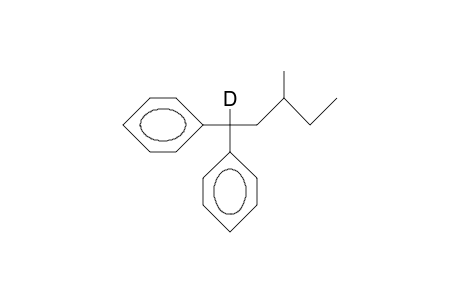 1,1-Diphenyl-3-methyl-1-deuterio-pentane