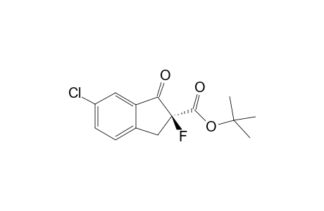 (S)-tert-butyl 6-chloro-2-fluoro-1-oxo-2,3-dihydro-1H-indene-2-carboxylate