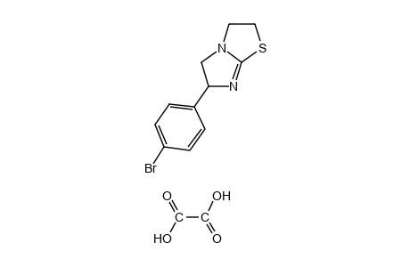 L-6-(p-bromophenyl)-2,3,5,6-tetrahydroimidazo[2,1-b]thiazole, oxalate(1:1)