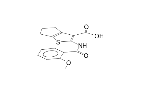 2-(2-methoxybenzamido)-4,5-trimethylenothiophene-3-carboxylic acid