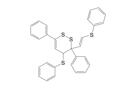 3,6-Diphenyl-4-phenylthio-3-[2-(phenylthio)ethenyl]-3,4-dihydro-1,2-dithiin isomer