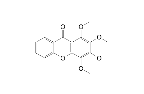 1,2,4-Trimethoxy-3-hydroxyxanthone