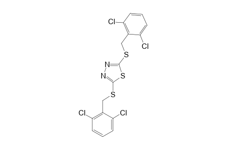 2,5-bis[(2,6-dichlorobenzyl)thio]-1,3,4-thiadiazole