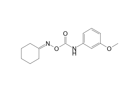 cyclohexanone, O-[(m-methoxyphenyl)carbamoyl]oxime