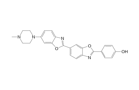 6-[6'-(4"-Methyl-1"-piperazinyl)benzoxazol-2'-yl]-2-(p-hydroxyphenyl)benzoxazole