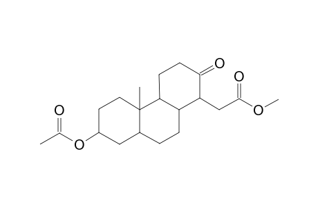 Perhydrophenanthren-2-one, 7-acetoxy-1-methoxycarbonylmethyl-4b-methyl-